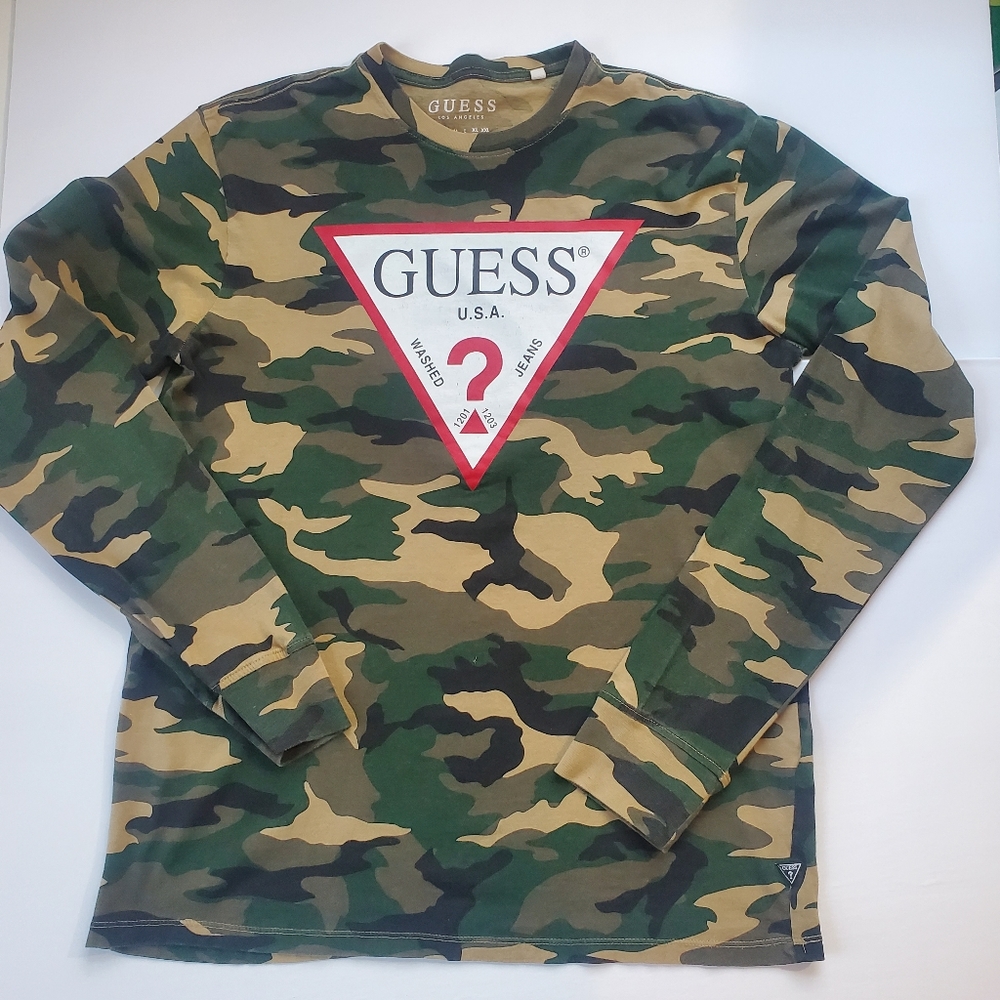 Guess Boy's long-sleeve Como logo t-shirt